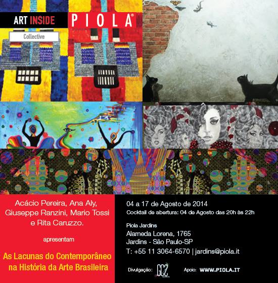 Piola Jardins convida Artistas para Exposição Coletiva As Lacunas do Contemporâneo na História da Arte Brasileira