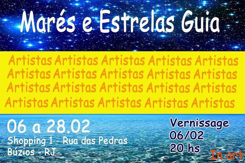 Convite Exposição Marés e Estrelas Guia
