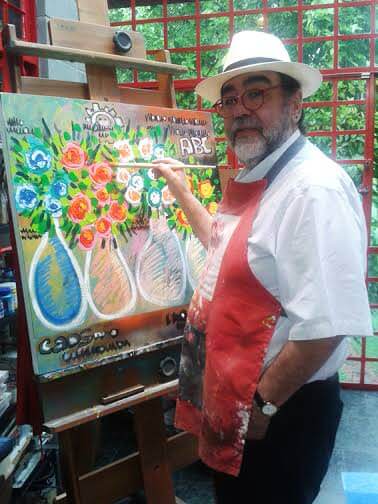 Rafael Murió é Artista Plástico.