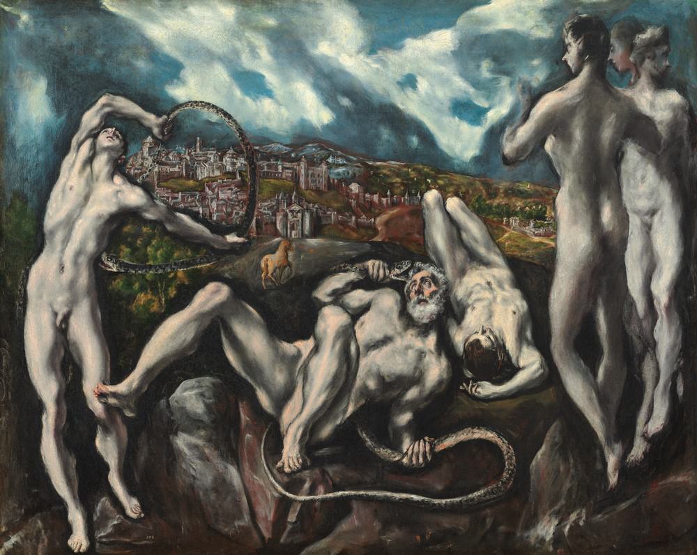 Laocoon, El Greco, 1610-1614, Samuel H. Collection Kress.