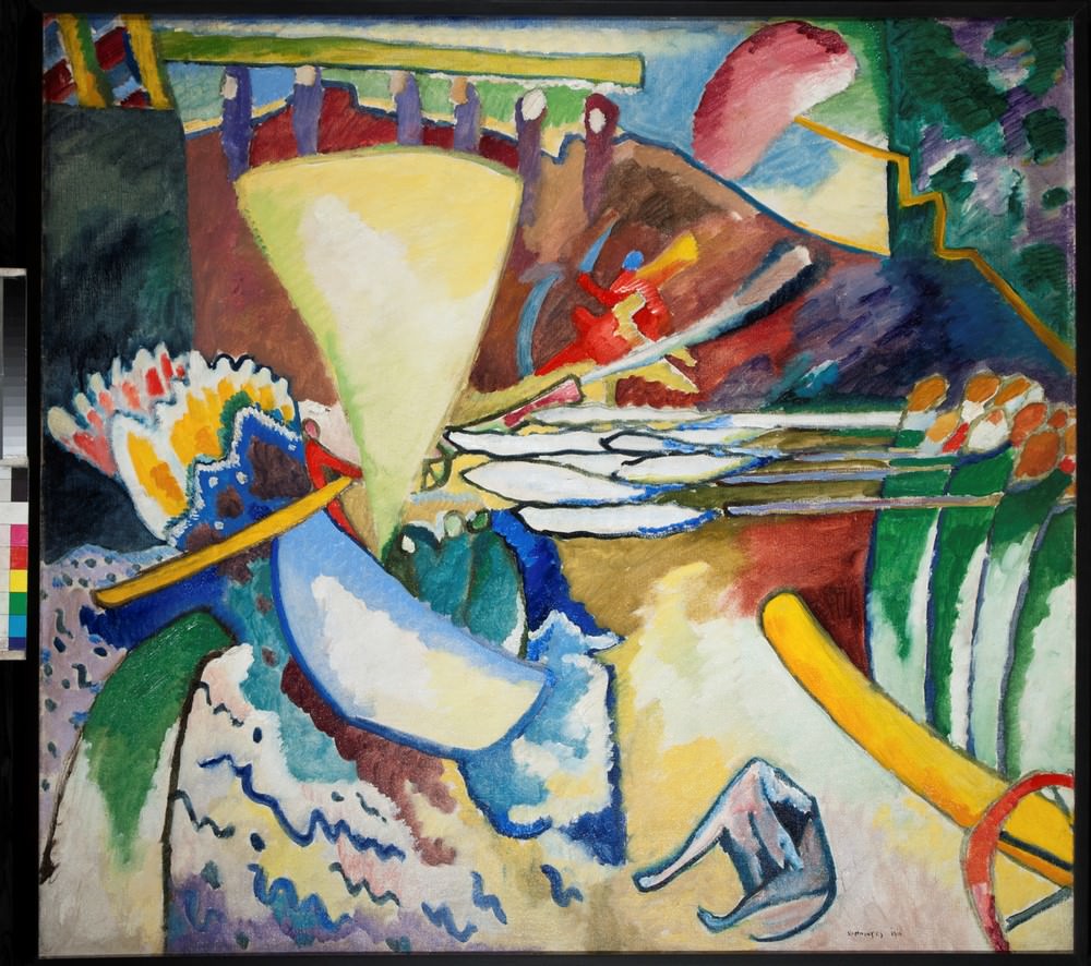 Improvisação número 11, 1910, Óleo sobre tela, Museu Estatal Russo. © Kandinsky, Wassily.