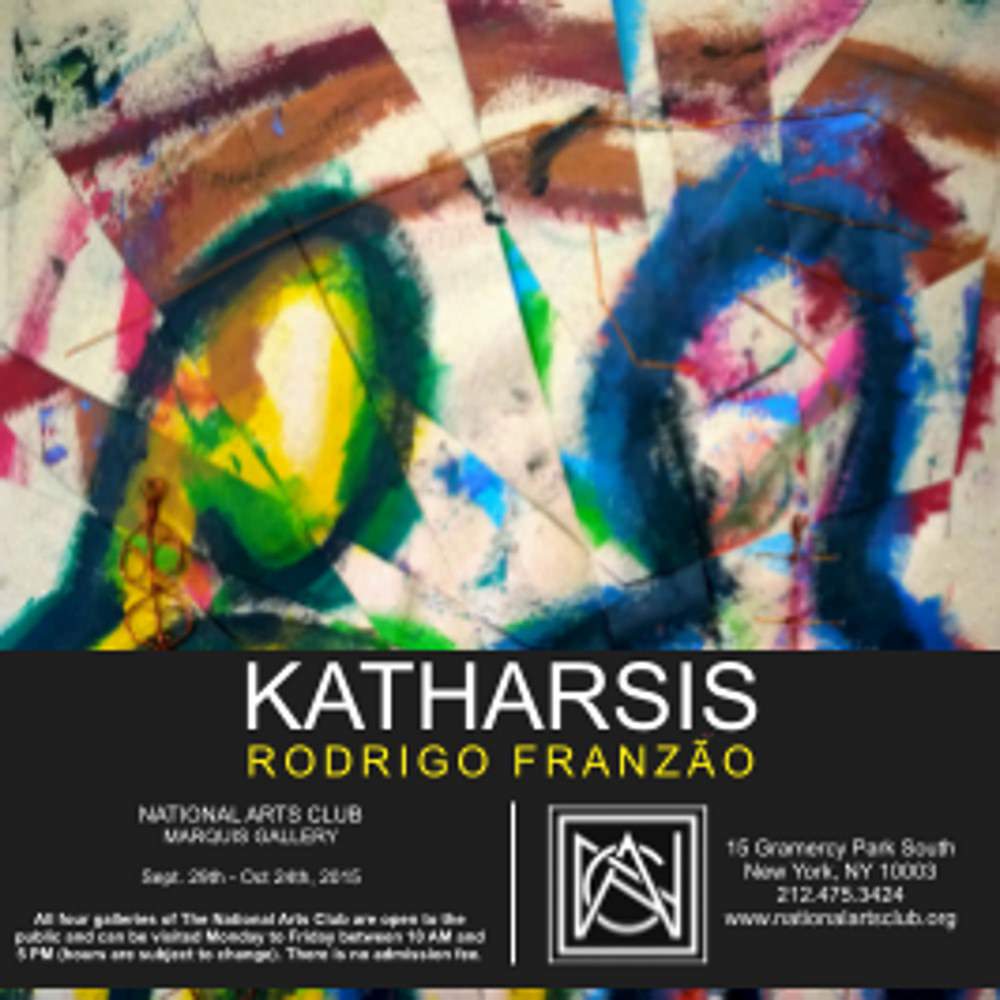 Convite Rodrigo Franzão, National Arts Club