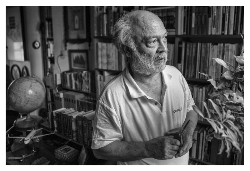 מפתח אימגייר ג'וניור. הוא אדריכל, מעריץ ואספן של ספרי קומיקס, בנוסף להיותו פרופסור ב-UFPR. תמונות: מרסלו אנדרדה.