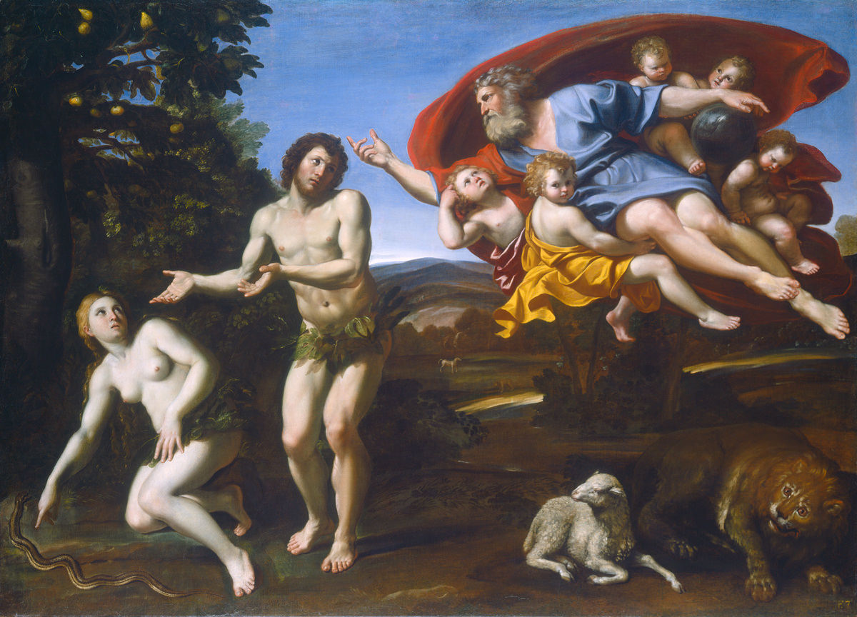 Fig. 6 – A Repreensão de Adão e Eva, 1626, Óleo sobre tela, Domenichino, National Gallery of Art, Washington, Patrons' Permanent Fund.