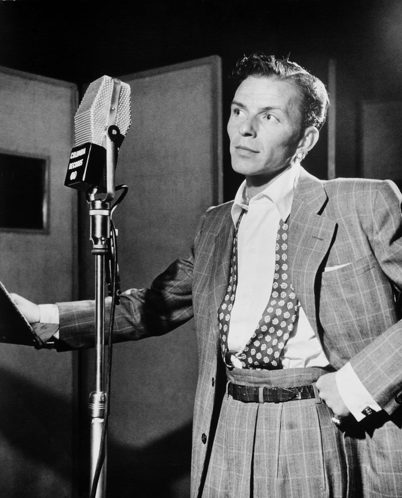 Frank Sinatra. Foto: William P. Gottlieb, Ano: 1947.