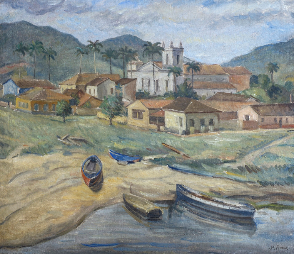 Humberto Rosa – 1940 c., Ubatuba, ost, 48 x 57 cm . Foto: Divulgação.