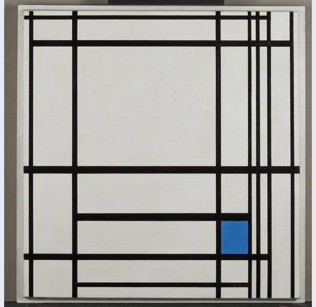 Fig. 3 – Piet Mondrian | Composição de linhas e cor: III (1937) | Crédito: Gemeentemuseum, Den Haag, Holanda.