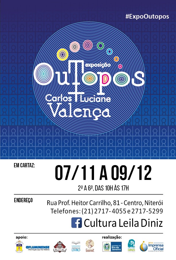 Convite Exposição OuTopos. Foto: Divulgação.