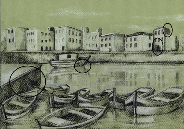 Fig. 3 – Sombra, Barcos sobre papel verde, Rosângela Vig.