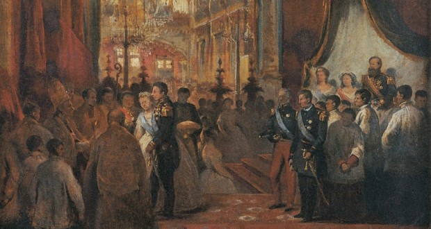 Fig. 11 – Estudo para “Casamento da Princesa Isabel”, Victor Meirelles de Lima, 1864. Foto: Museu Victor Meirelles. (destaque).