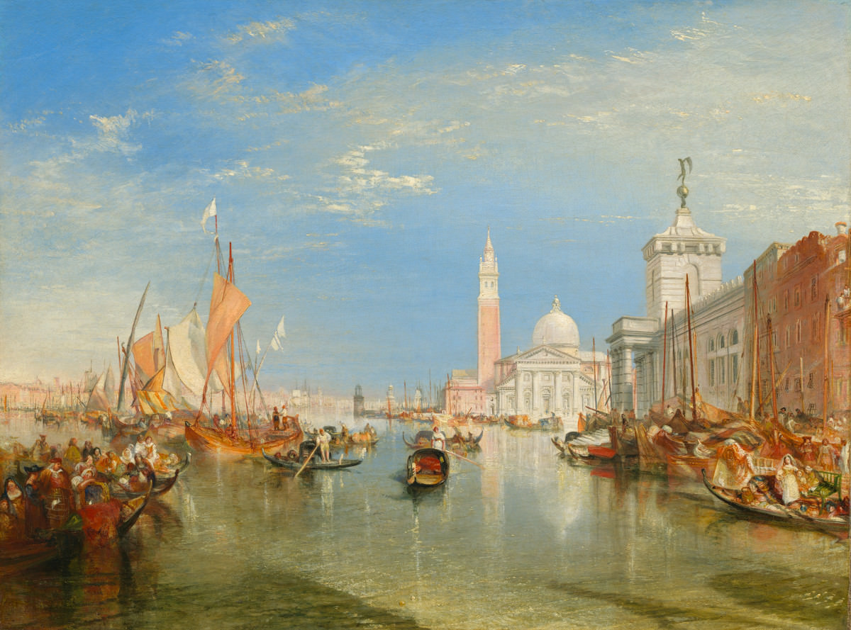Fig. 12 – Veneza: A Alfândega e San Giorgio Maggiore, Joseph Mallord William Turner, 1834. National Gallery of Art, Washington. Widener Coleção.