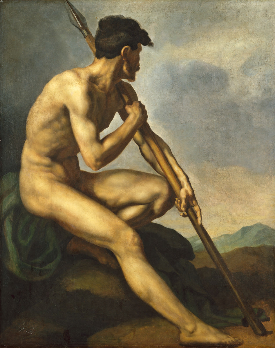 Fig. 9 – Guerreiro nu com lança, Théodore Gericault, 1816. National Gallery of Art, Washington. Chester Dale Coleção.