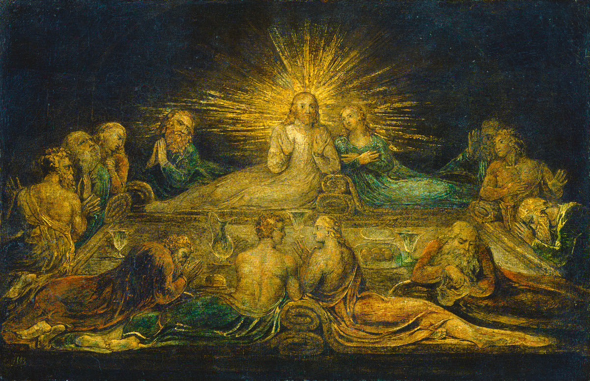 Fig. 16 – A Última Ceia, William Blake, 1799. National Gallery of Art, Washington. Rosenwald Coleção.