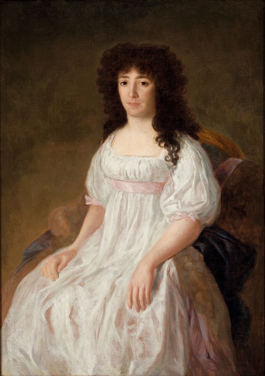 Porträt der Gräfin von Hause Blumen, 1790-97 - Francisco Goya y Lucientes. Fotos: Bekanntgabe.
