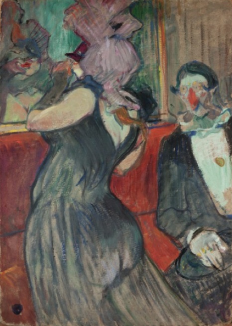 Figue. 4 -Le repos pour le bal masqué, Toulouse-Lautrec, 1899. Photos: Divulgation.