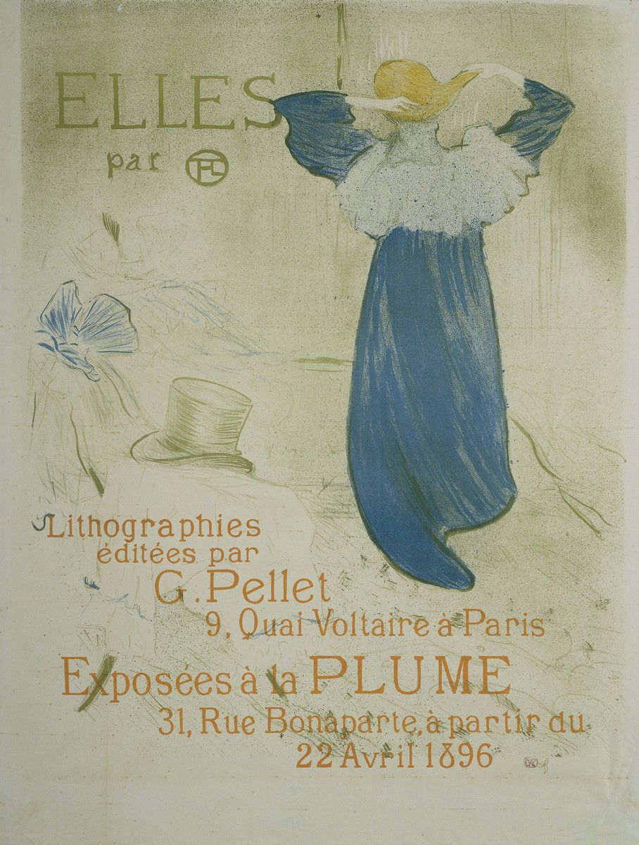 התאנה.. 14 -איור כדי Elles, טולוז לוטרק, 1895. תמונות: גילוי.