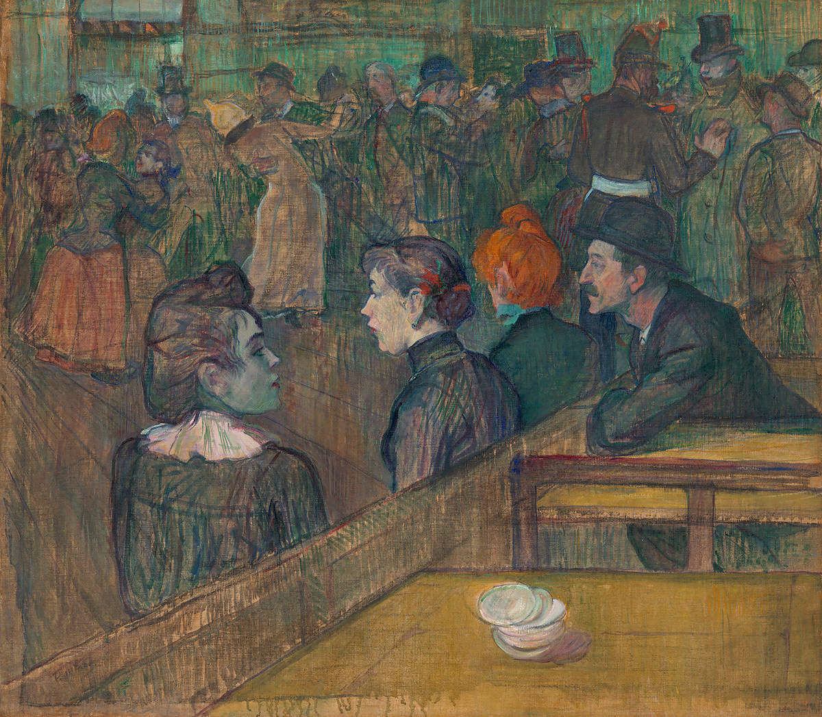 Feige. 11 -Moulin De La Galette, Toulouse-Lautrec, 1889. Fotos: Bekanntgabe.