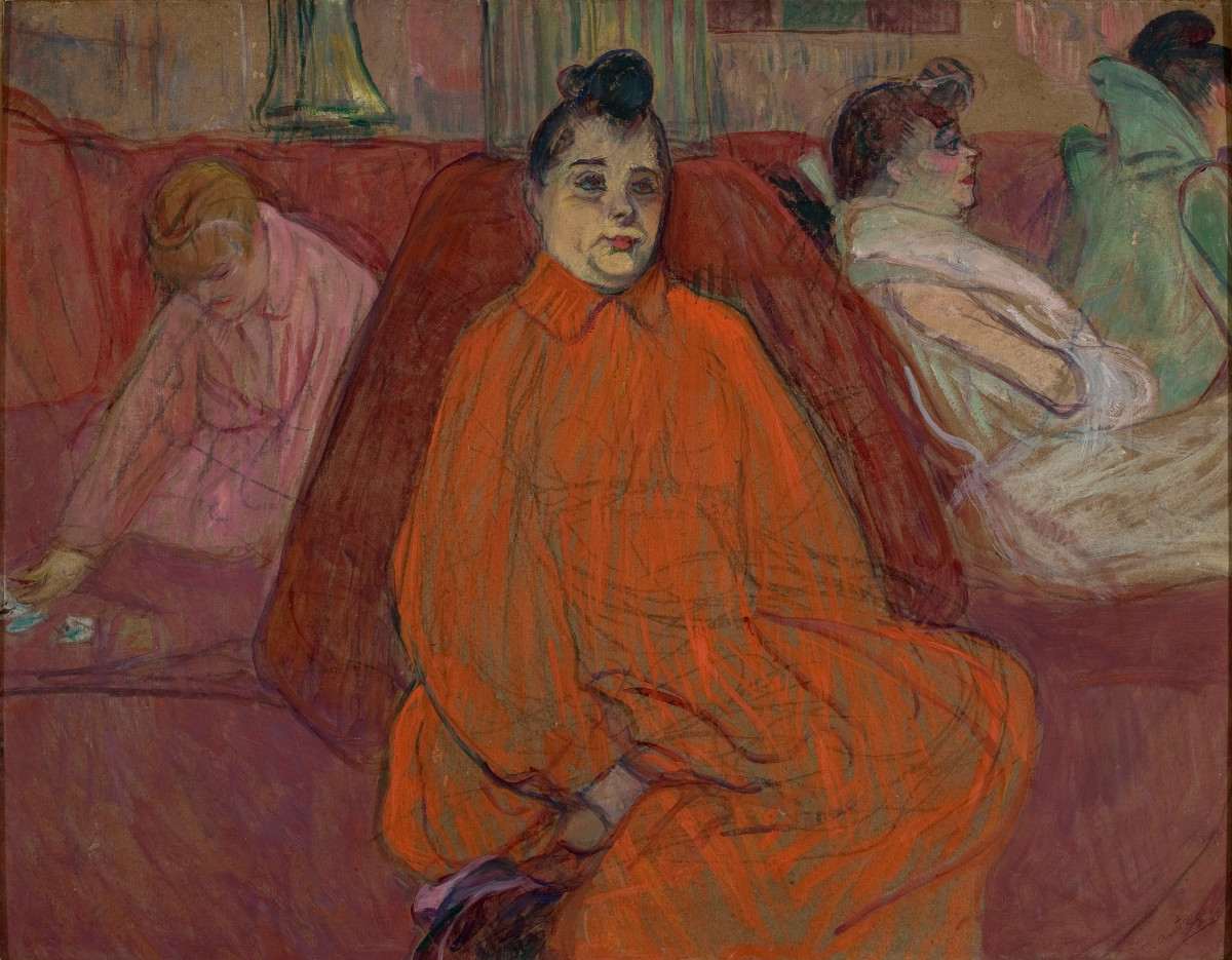 Feige. 12 -Die Couch, Toulouse-Lautrec, 1893. Fotos: SÃO PAULO MUSEUM der Kunstsammlung.