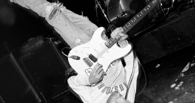 Kurt Cobain (guitarrista e vocalista). Foto: Divulgação.