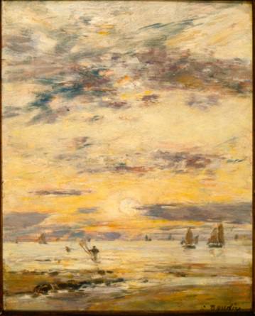 Πολεμικό Ναυτικό. Το ηλιοβασίλεμα της Eugène Louis Boudin. Φωτογραφίες: Αποκάλυψη.
