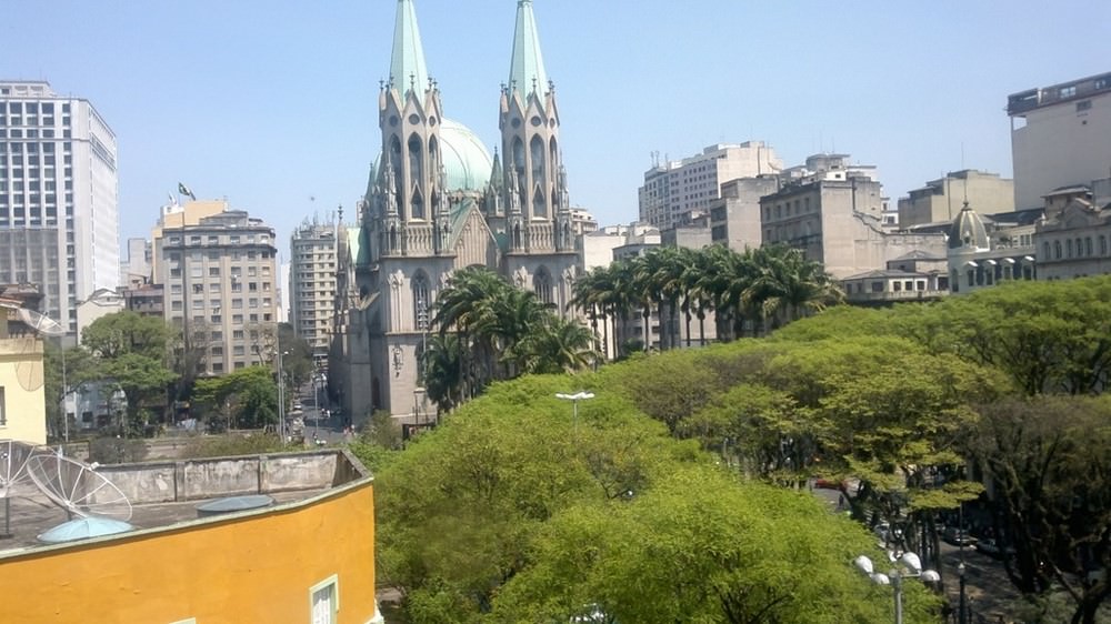 Инжир. 1 -Церковь-да-Се в Сан-Паулу. Фото Rosangela Виг.
