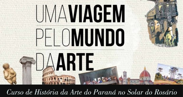 Curso História da Arte do Paraná no Solar do Rosário. Divulgação.