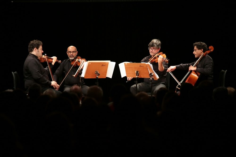 The Camerata string ensemble presents works by Brahms. Photo: Doreen Marques.
