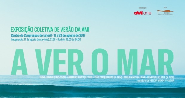 Convite Fundação AMI – Inauguração de "A VER O MAR". גילוי.
