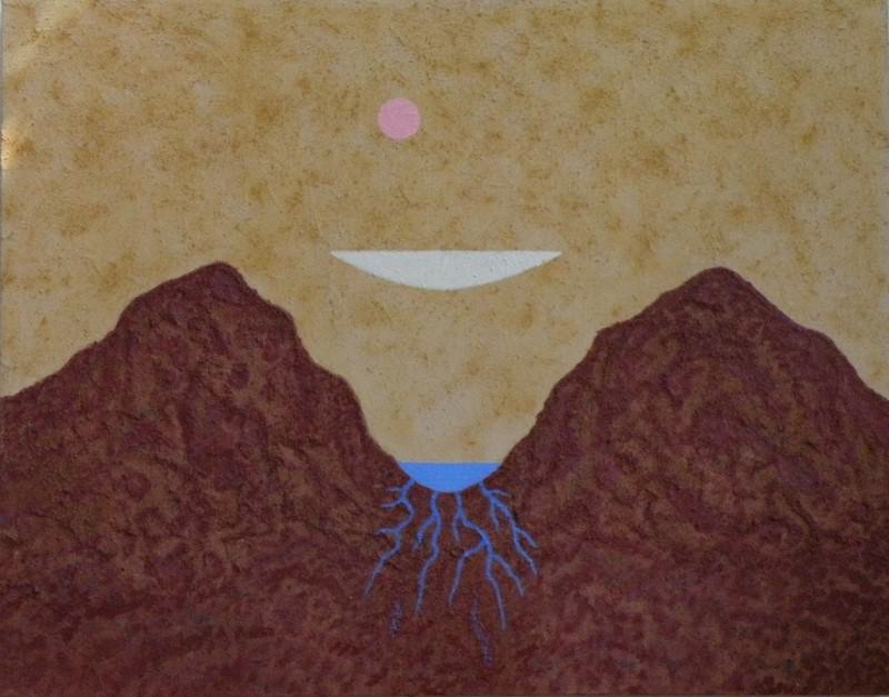 マヌエル ・ テイシェイラ, 谷の女神, 57 X 72 cm. 写真: ディスクロージャー.