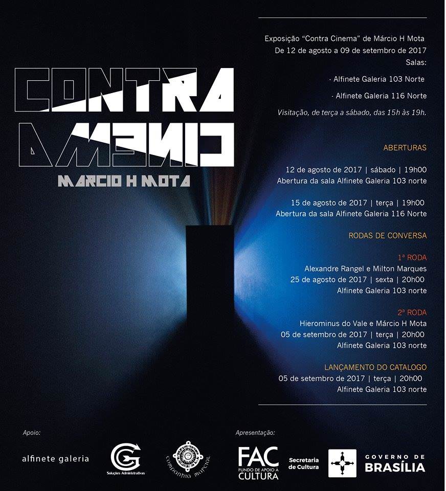 Márcio H Mota, Contra Cinema (flyer). Divulgação.