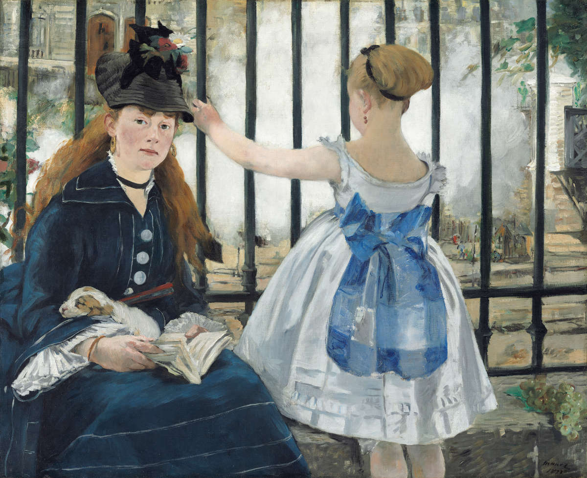 Fico. 12 -La ferrovia, Edouard Manet, 1873. Galleria Nazionale d'Arte, Washington. Horace Havemeyer regalo in memoria di tua madre, Louisine W. Havemeyer.