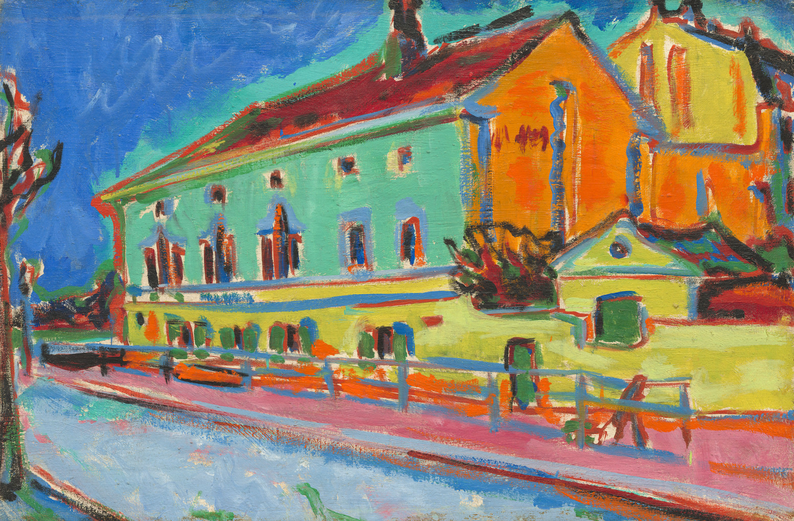 Fig. 10 – Dance Hall Bellevue, Ernst Ludwig Kirchner, 1909/1910, oil on canvas, 56 x 90 cm. National Gallery of Art, Washington. Ruth and Jacob Kainen Collection, Gift in Honor of the 50th Anniversary of the National Gallery of Art.