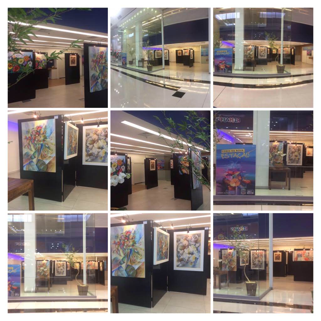 Exposição ”Encontro das Artes”, Galeria Central Plaza Shopping. Foto: Divulgação.