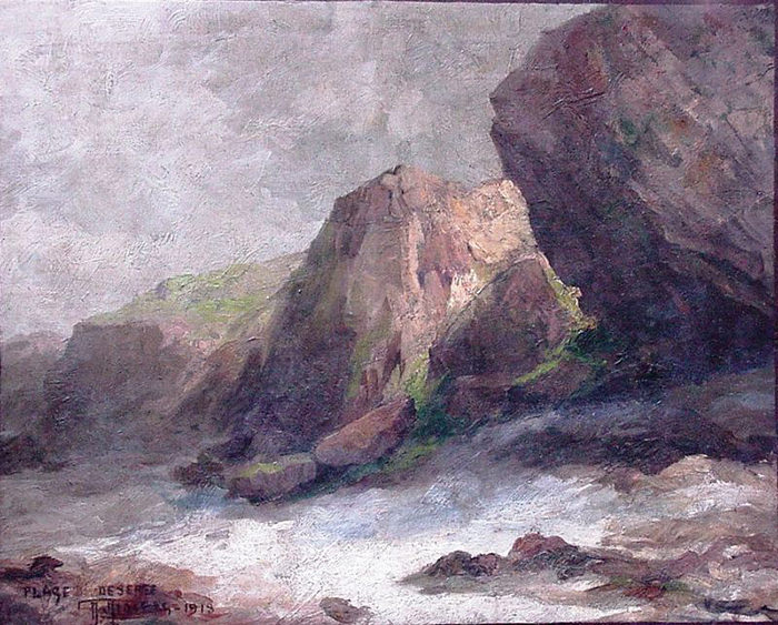 Feige. 10 - Strand Deserte, 1918. Antonio Parreiras. Öl auf Leinwand. Sammlung des Museums Antonio Parreiras / FUNARJ / SECEC-RJ.