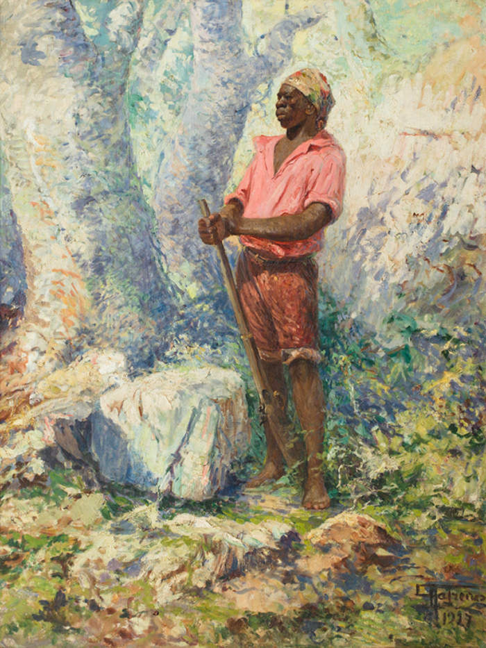 Fig. 12 – Zumbi, 1927. Antonio Parreiras. Óleo sobre tela. Acervo do Museu Antonio Parreiras / FUNARJ / SECEC-RJ.