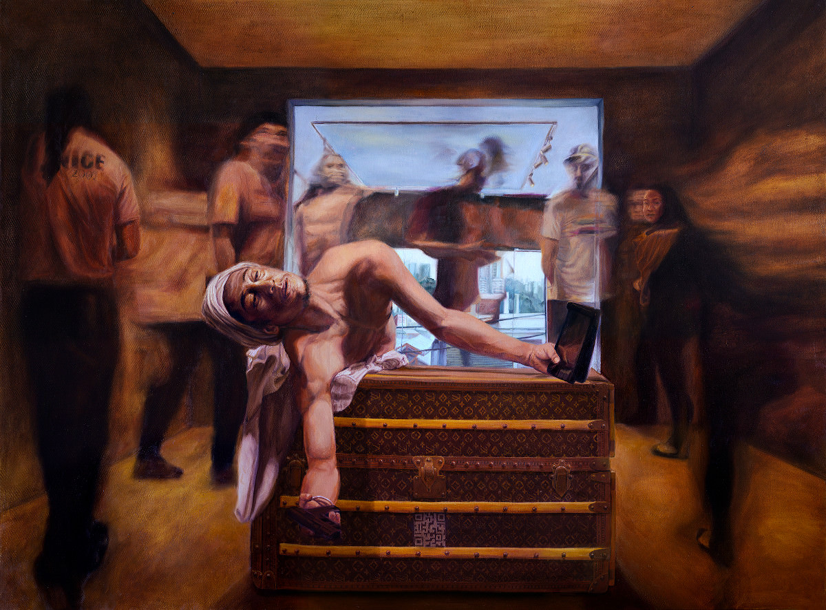 Medaglia d'oro: Carlos Borsa, 1° edizione del Salone di Arti Visuali di quarantena. Foto: Rivelazione.