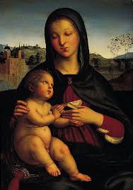 Raffaello Sanzio, Madonna e criança com o livro. Divulgação.