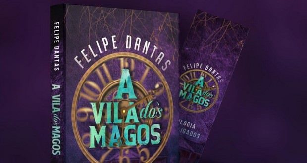 Livro "A Vila dos Magos", de Felipe Dantas, capa - destaque. Divulgação.