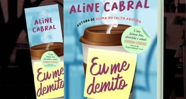 Livro "Eu me demito", by Aline Cabral, cover - featured. Disclosure.