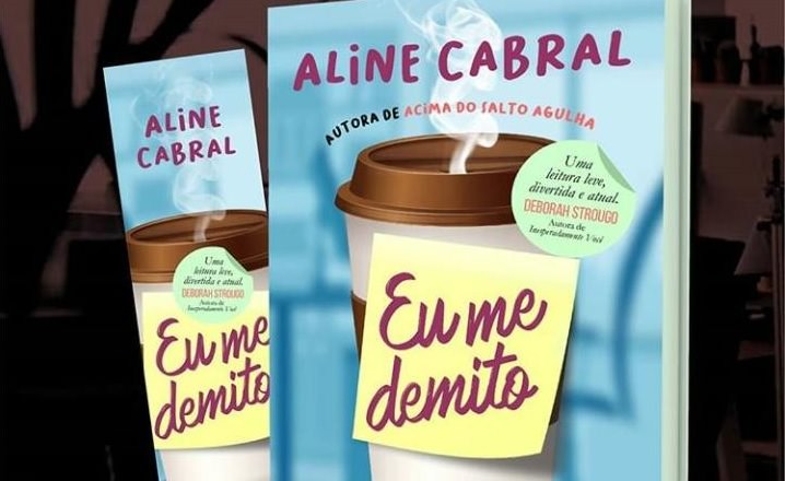 Livro "Eu me demito", par Aline Cabral, couverture - en vedette. Divulgation.