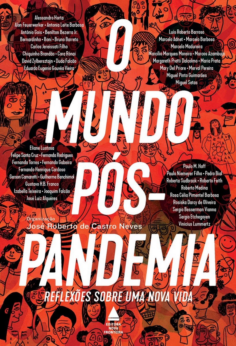 Libro "Il mondo post-pandemia - Riflessioni su una nuova vita & quot;, copertura. Rivelazione.