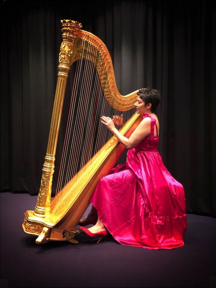 Soledad Yaya, harpa. Foto: Divulgação.