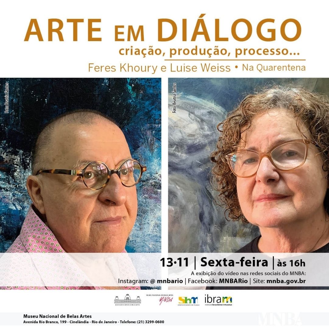 Projeto Arte em Diálogo – Na Quarentena, flyer. Divulgação.