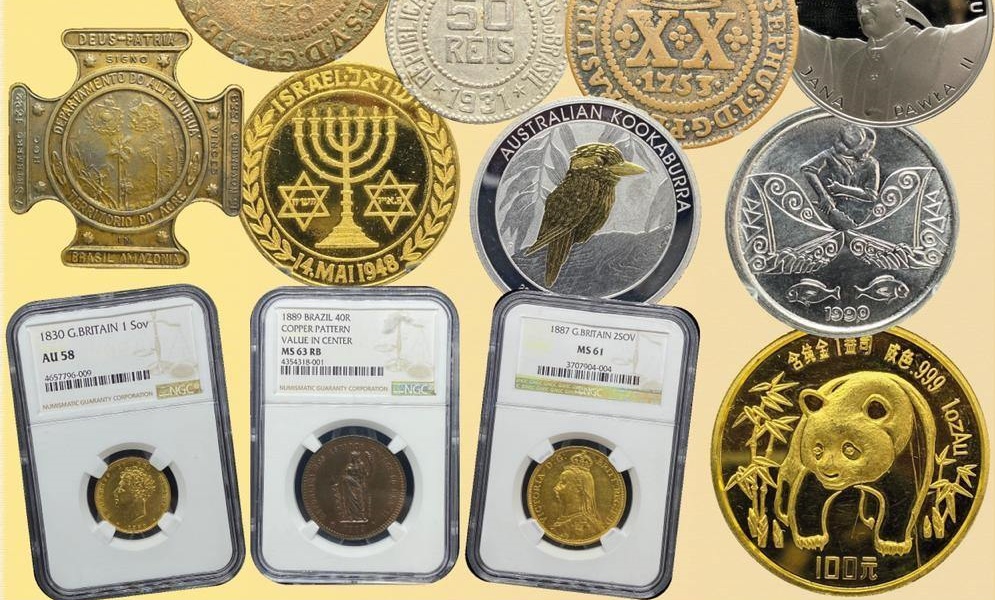 Flávia Cardoso Soares Auctions: 82º Vente aux enchères de ténor & Pellizzari de numismatique, en vedette. Divulgation.