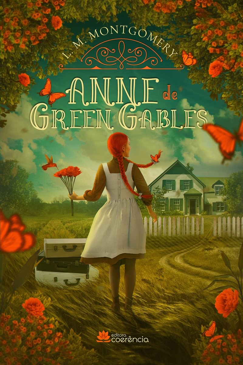 Anne of green gables (Book 1) of L. M. Montgomery, cover. Disclosure.