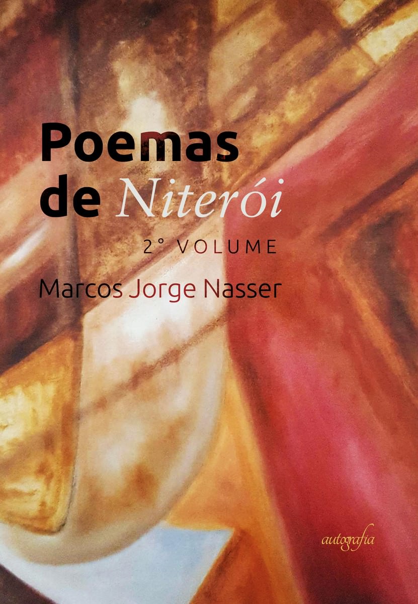 Poemas de Niterói (Autografia) de Marcos Jorge Nasser, capa. Divulgação.