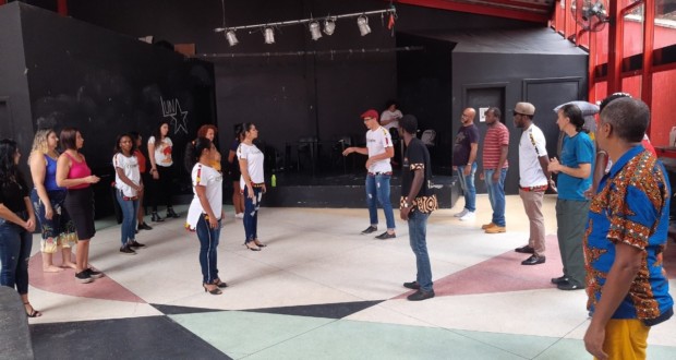 Project “Cultural Exchange Brazil & Angola ”by the collective Kizomba Yetu. Photo: Disclosure.