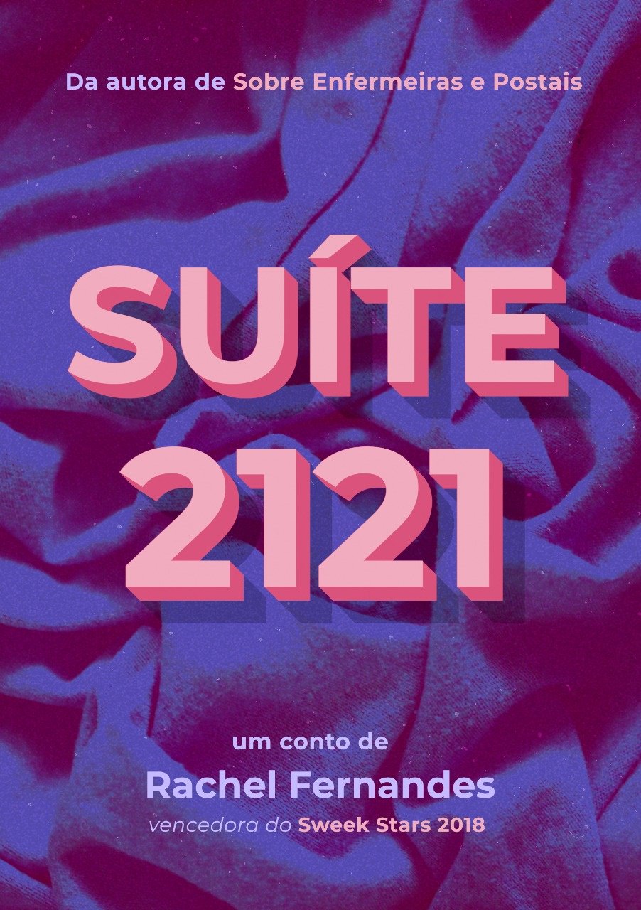 Livro "Suíte 2121" de Rachel Fernandes, capa. Divulgação.