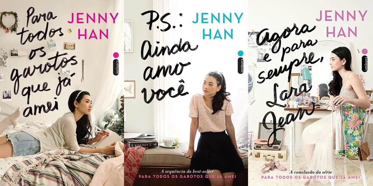 Livros Trilogia "Para Todos os Garotos que já Amei" de Jenny Han. Divulgação.