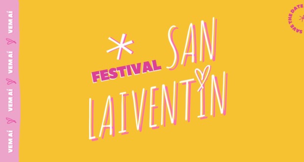 Festival San LAIVEntin, banner. Divulgação.